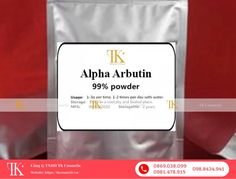 Nguyên liệu mỹ phẩm Alpha Arbutin