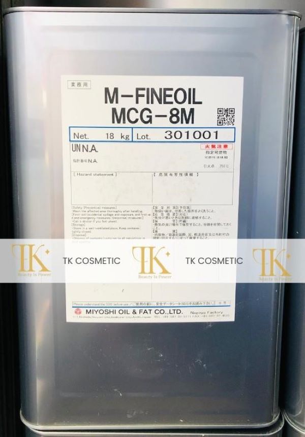 M FINEOIL MCG-8M không chứa hóa chất gây hại sức khỏe