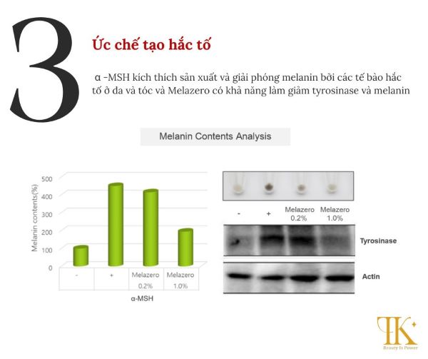 Melazero giúp làm phục hồi da hiệu quả
