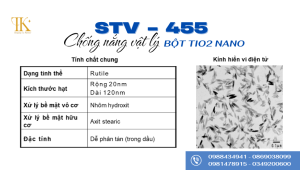 Tổng quan về STV-455: Đặc tính kỹ thuật và cấu trúc